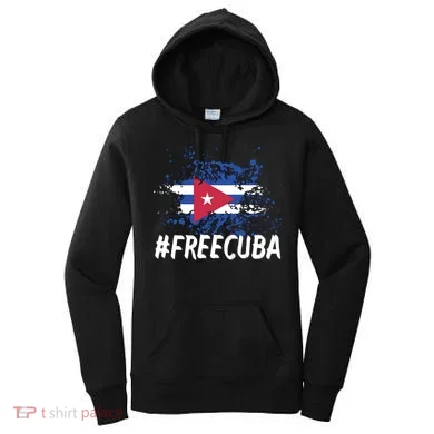 Free Cuba Flag Women's Hoodie