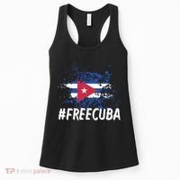Free Cuba Flag Women's Tank Top thumb 0