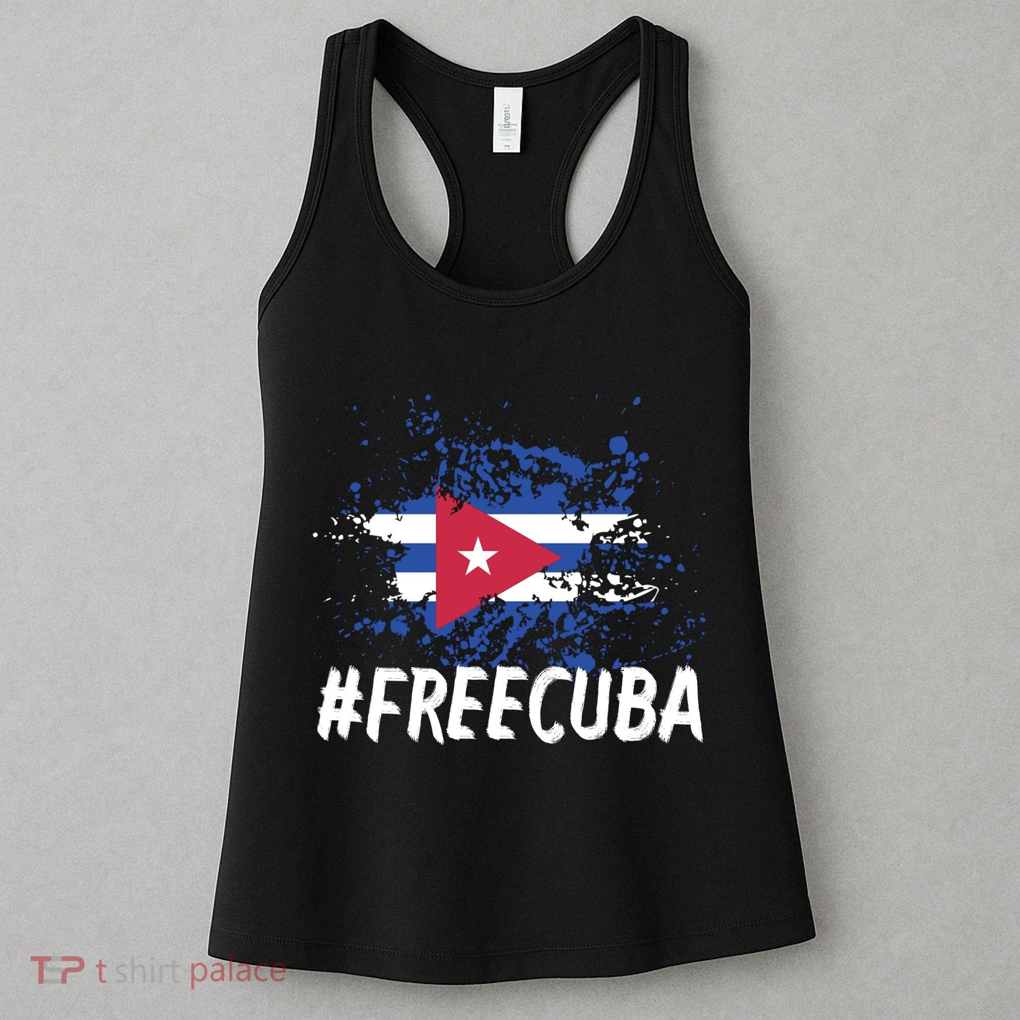 Free Cuba Flag Women's Tank Top