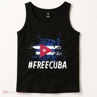 Free Cuba Flag Tank Top thumb 2