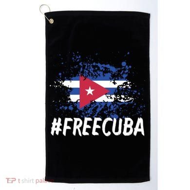 Free Cuba Flag Golf Towel