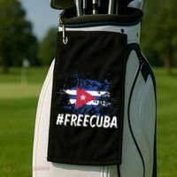 Free Cuba Flag Golf Towel thumb 2