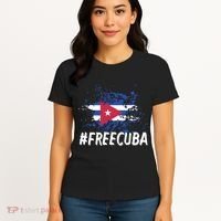 Free Cuba Flag Women's T-Shirt thumb 4