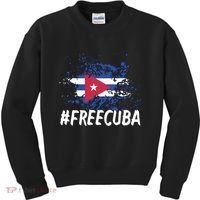 Free Cuba Flag Kids Sweatshirt thumb 0