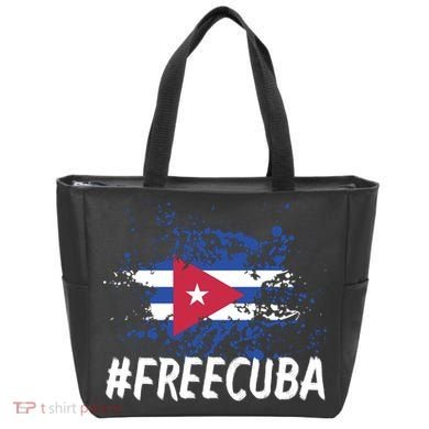 Free Cuba Flag Tote Bag