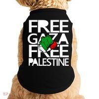 Free Gaza And Palestine Fist Doggie Tank thumb 0