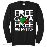Free Gaza And Palestine Fist Sweatshirt thumb 0