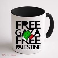 Free Gaza And Palestine Fist Coffee Mug thumb 1