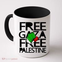 Free Gaza And Palestine Fist Coffee Mug thumb 0