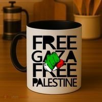 Free Gaza And Palestine Fist Coffee Mug thumb 4