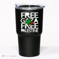 Free Gaza And Palestine Fist Tumbler thumb 0