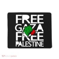 Free Gaza And Palestine Fist Mousepad thumb 0