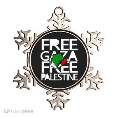 Free Gaza And Palestine Fist Ornament