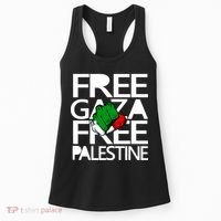 Free Gaza And Palestine Fist Women's Tank Top thumb 0