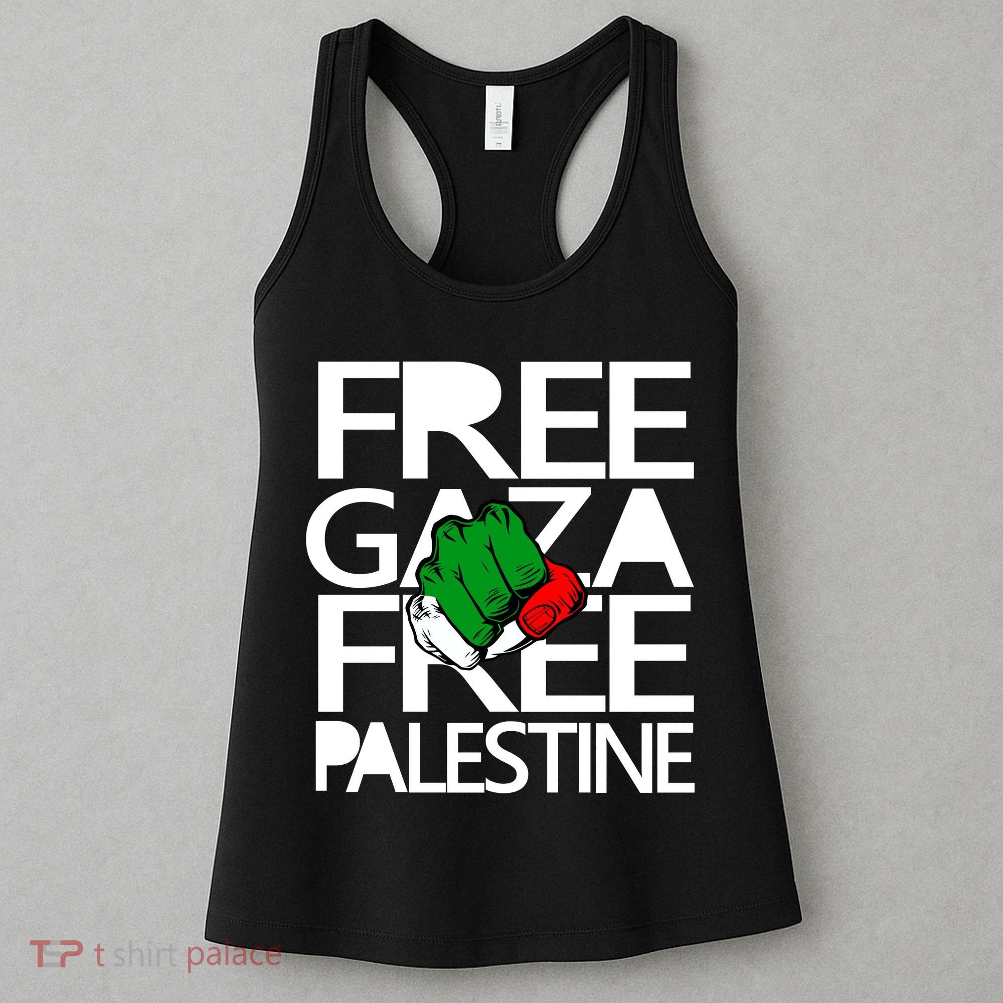 Free Gaza And Palestine Fist Women's Tank Top