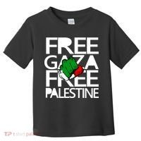Free Gaza And Palestine Fist Toddler T-Shirt thumb 0