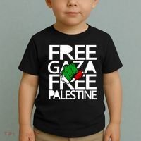 Free Gaza And Palestine Fist Toddler T-Shirt thumb 2