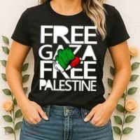 Free Gaza And Palestine Fist Women's T-Shirt thumb 2