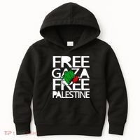 Free Gaza And Palestine Fist Kids Hoodie thumb 0