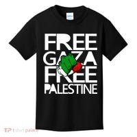 Free Gaza And Palestine Fist Kids T-Shirt thumb 0