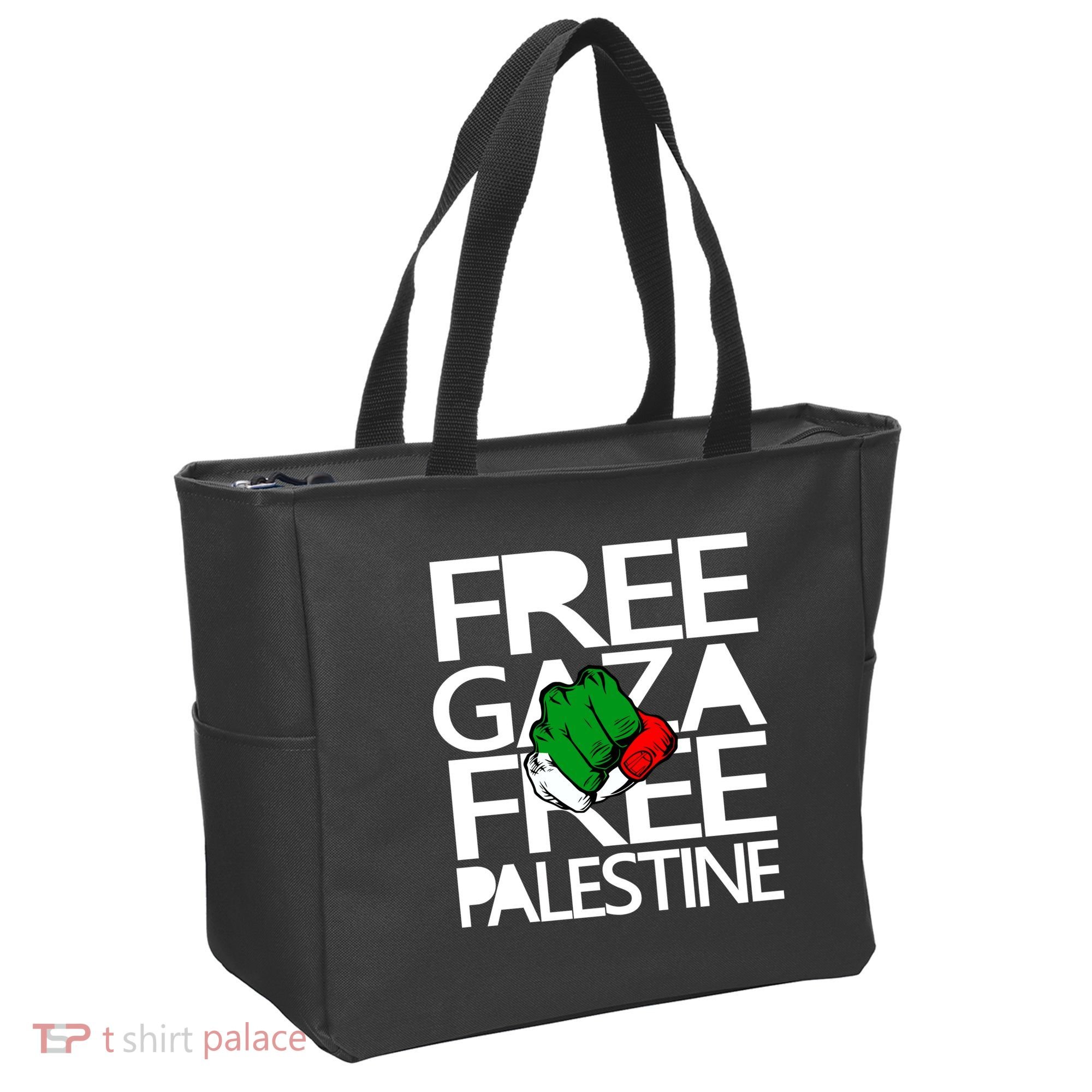 Free Gaza And Palestine Fist Tote Bag