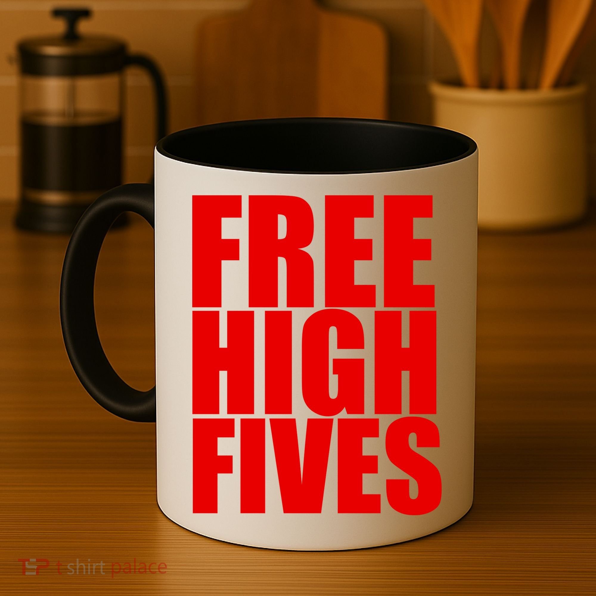 Free High Fives Coffee Mug