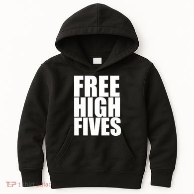 Free High Fives Kids Hoodie