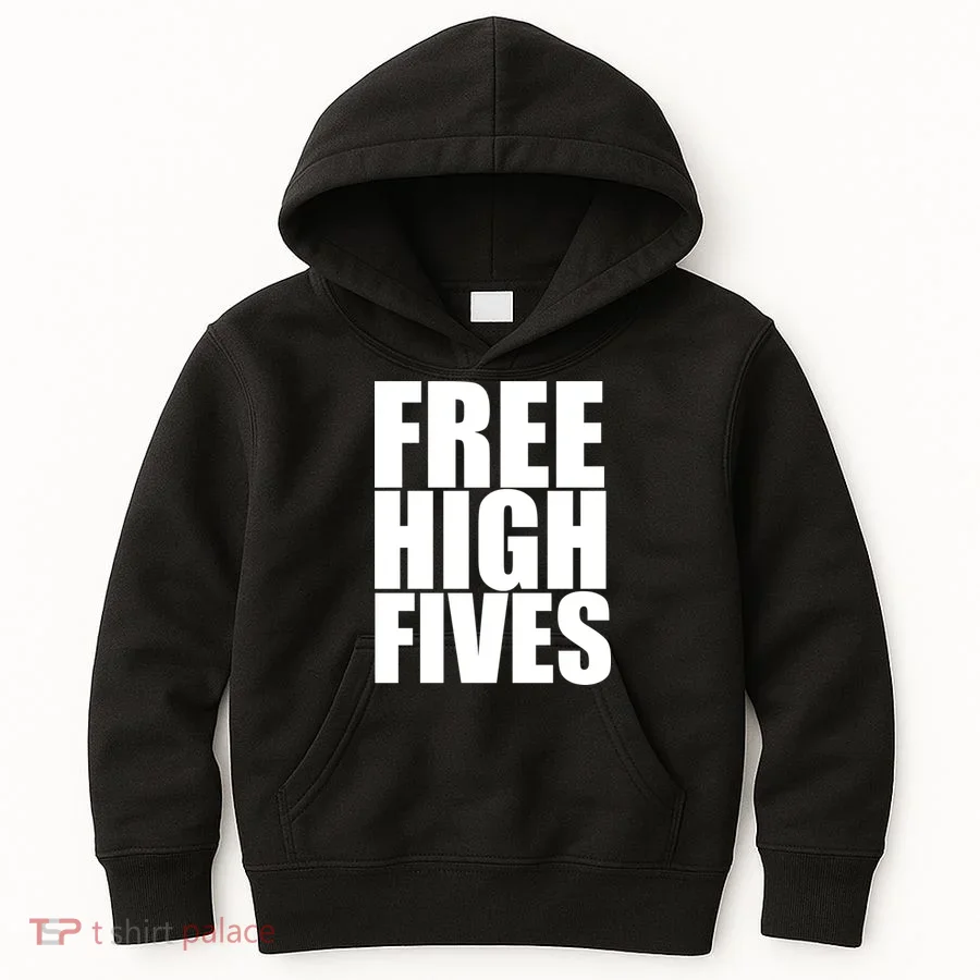 Free High Fives Kids Hoodie