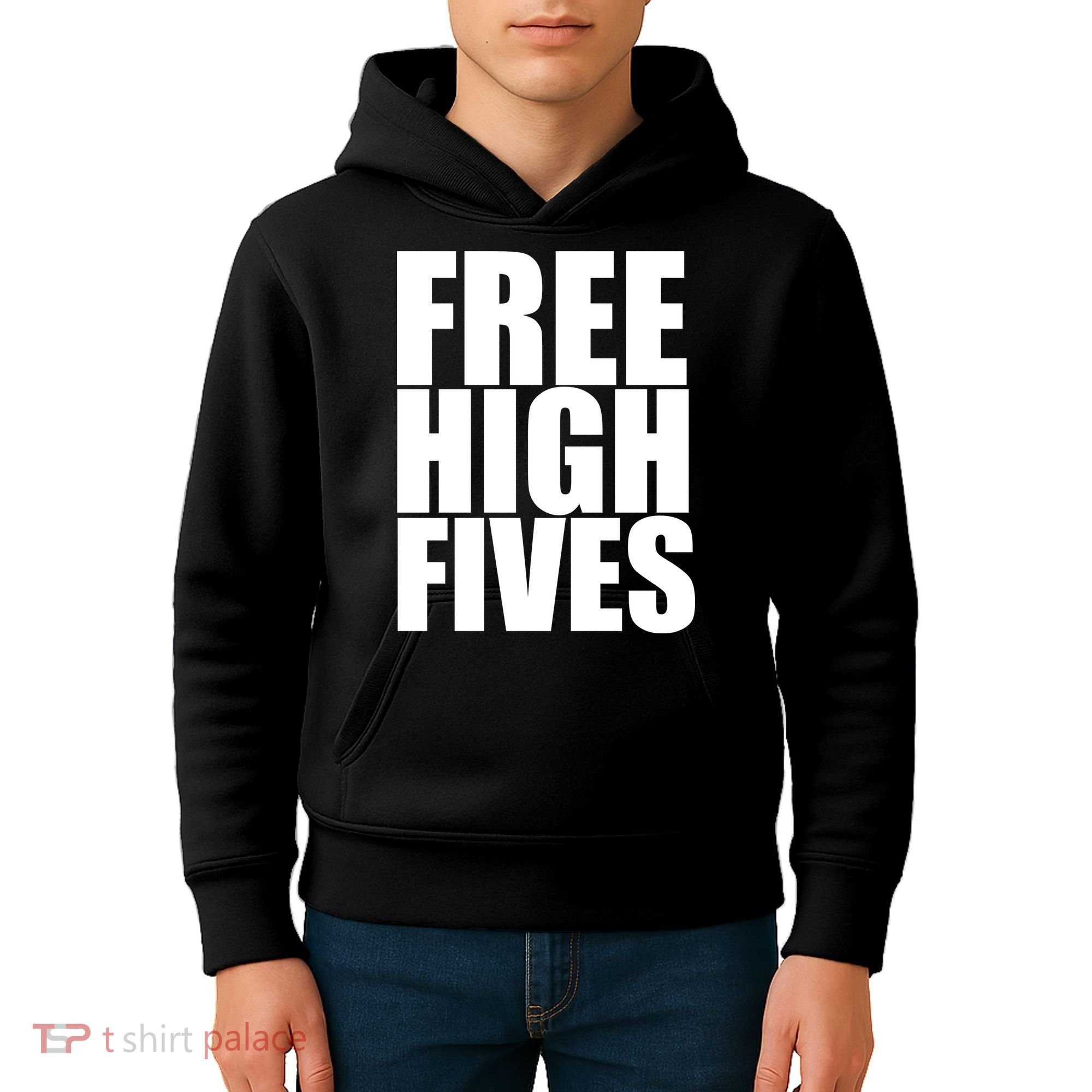 Free High Fives Kids Hoodie
