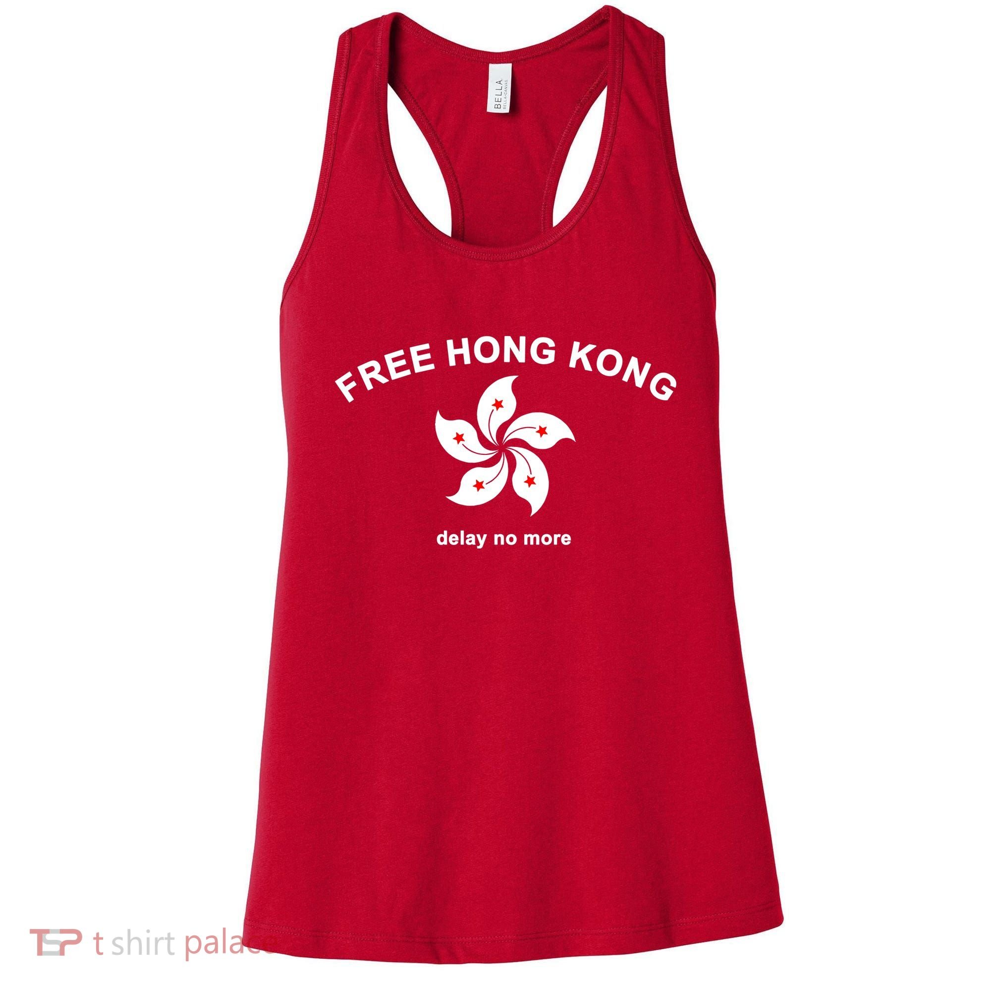 Free Hong Kong Delay No More Women's Tank Top