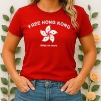Free Hong Kong Delay No More Women's T-Shirt thumb 2