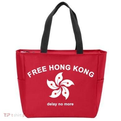 Free Hong Kong Delay No More Tote Bag