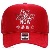 Free Hong Kong Democracy Now HK Independence Flag Hat thumb 0