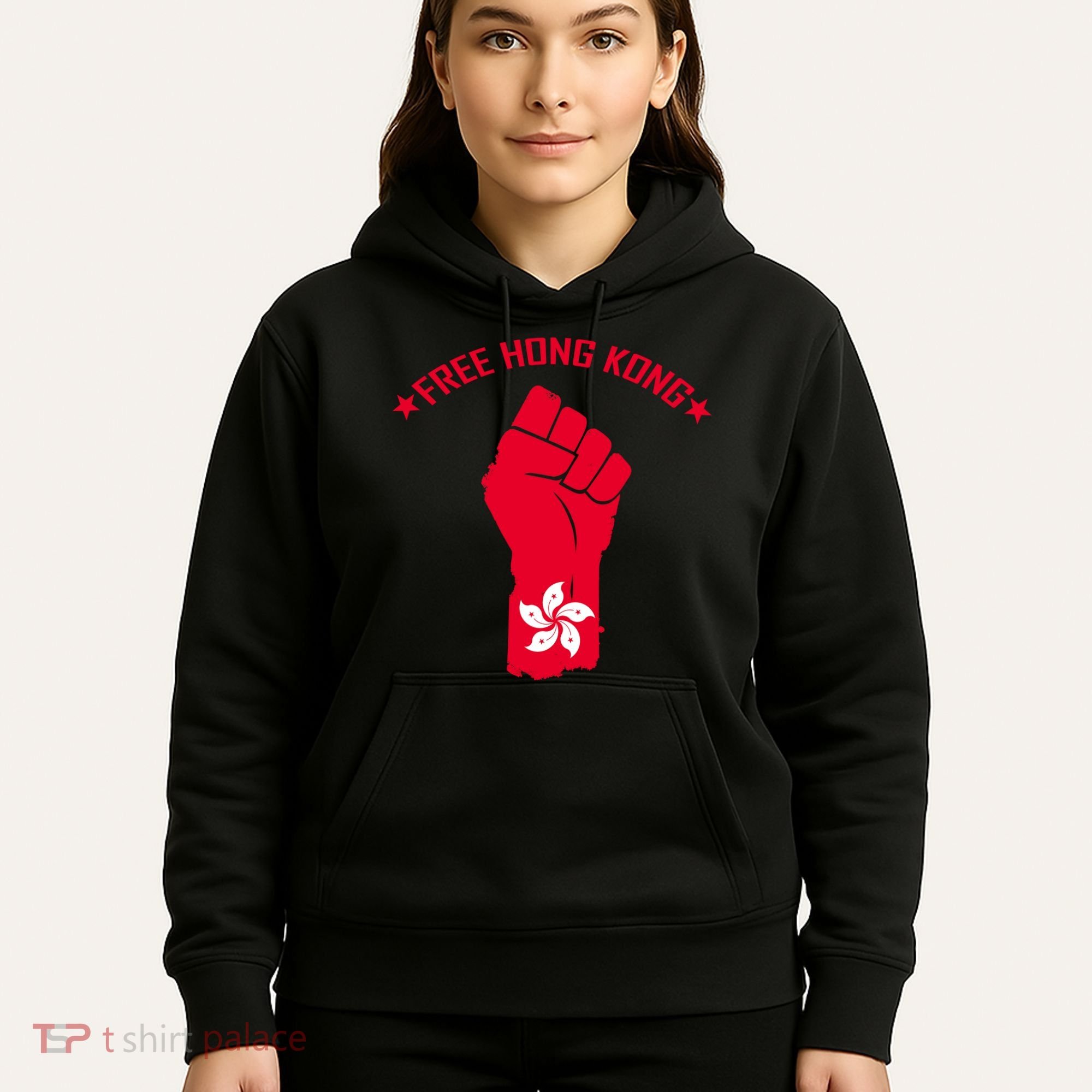 Free Hong Kong Fist Hoodie