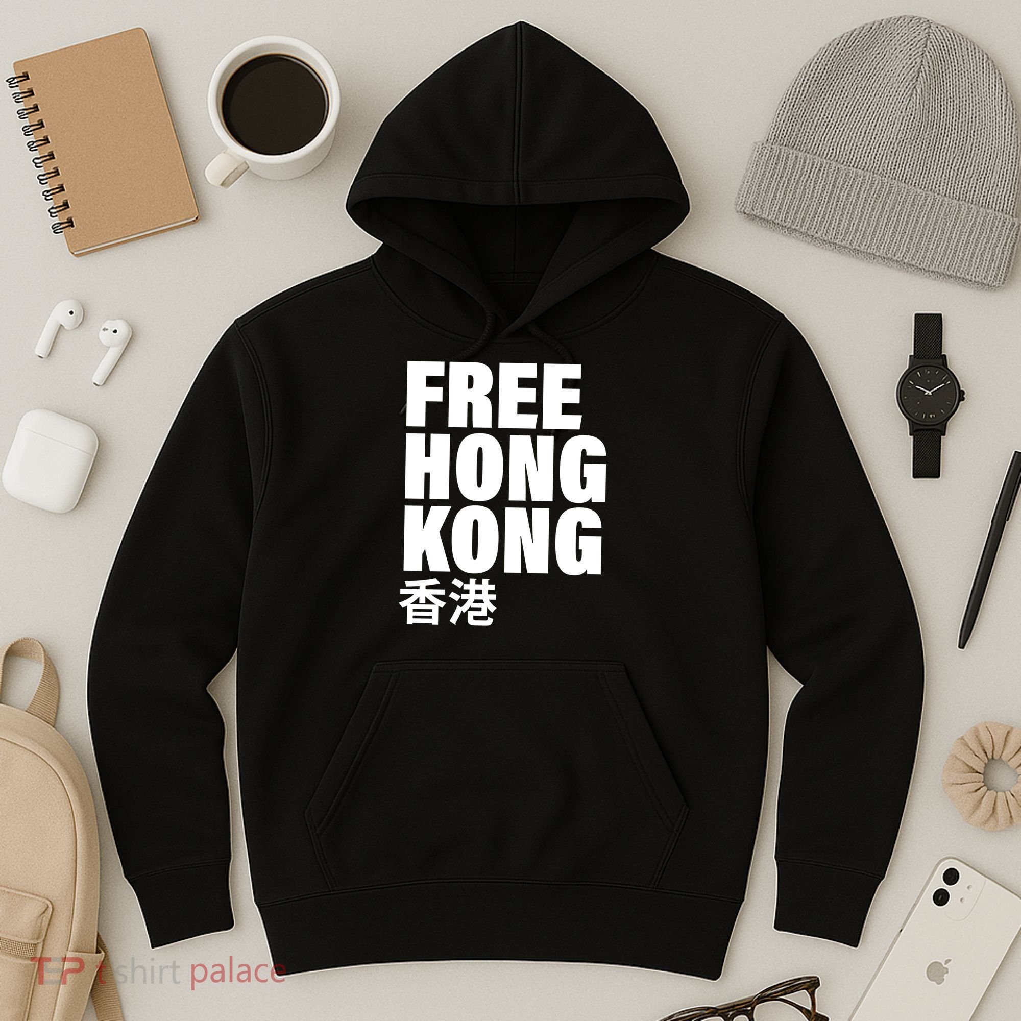 Free Hong Kong For Democracy Now Hoodie