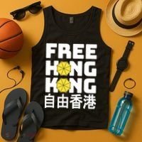Free-Hong-Kong Support HK Tank Top thumb 4