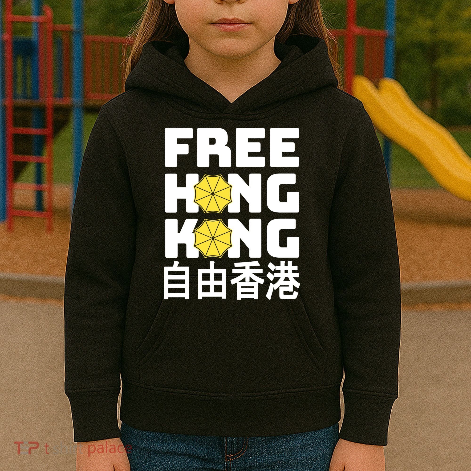 Free-Hong-Kong Support HK Kids Hoodie