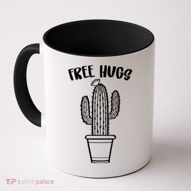 Free Hugs Cactus Coffee Mug