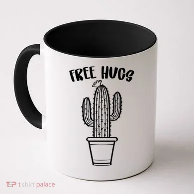 Free Hugs Cactus Coffee Mug