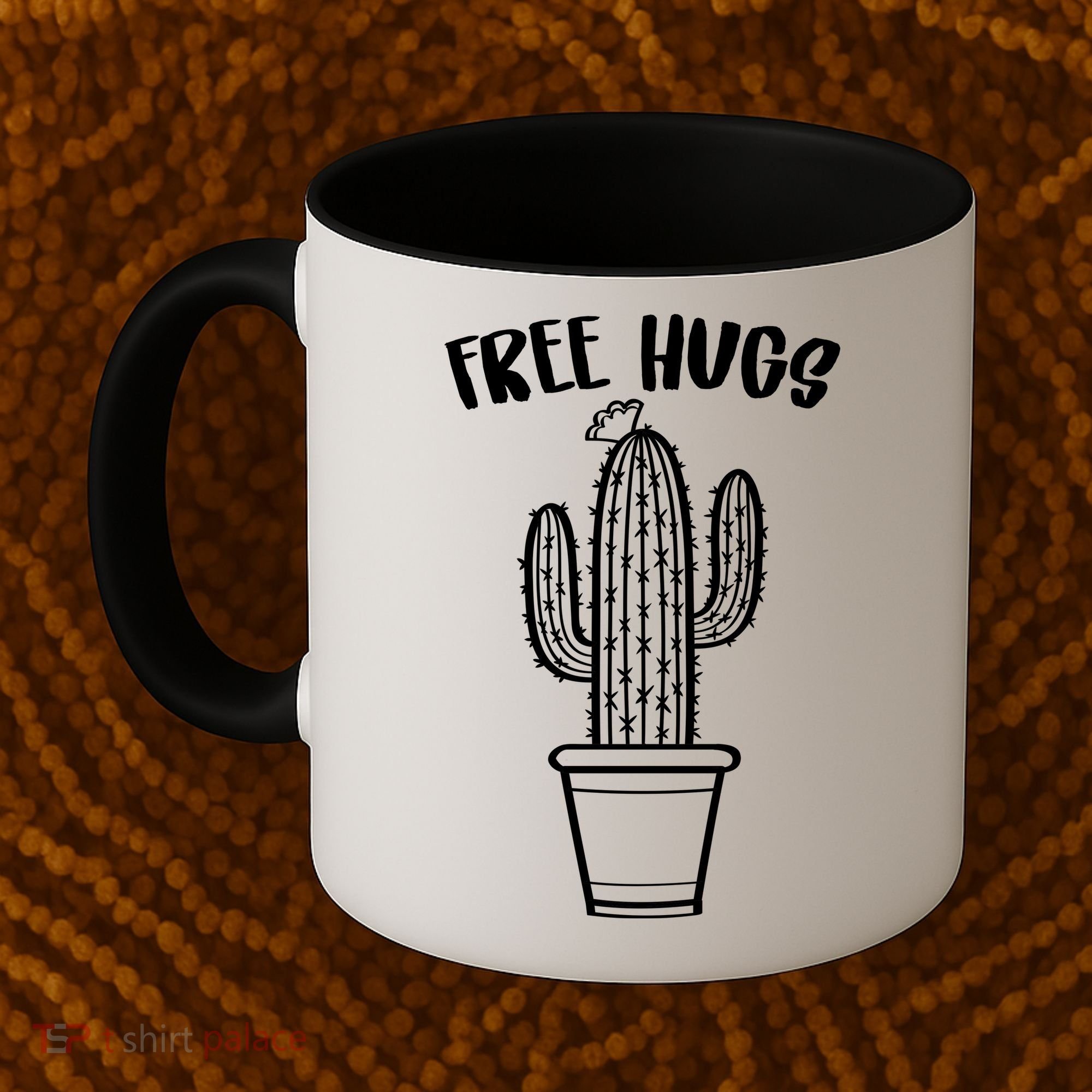 Free Hugs Cactus Coffee Mug