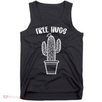 Free Hugs Cactus Tank Top thumb 0