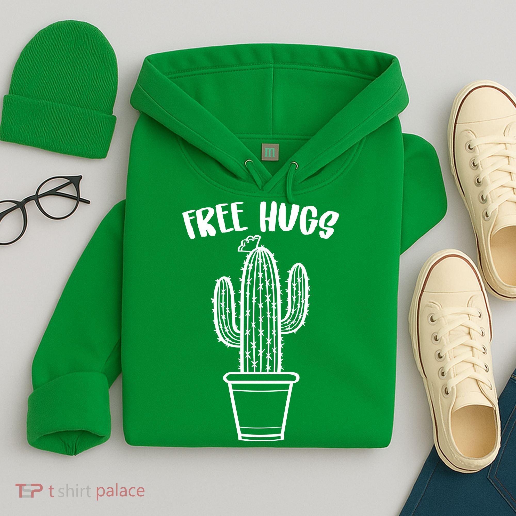Free Hugs Cactus Hoodie