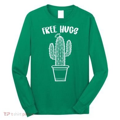 Free Hugs Cactus Long Sleeve Shirt