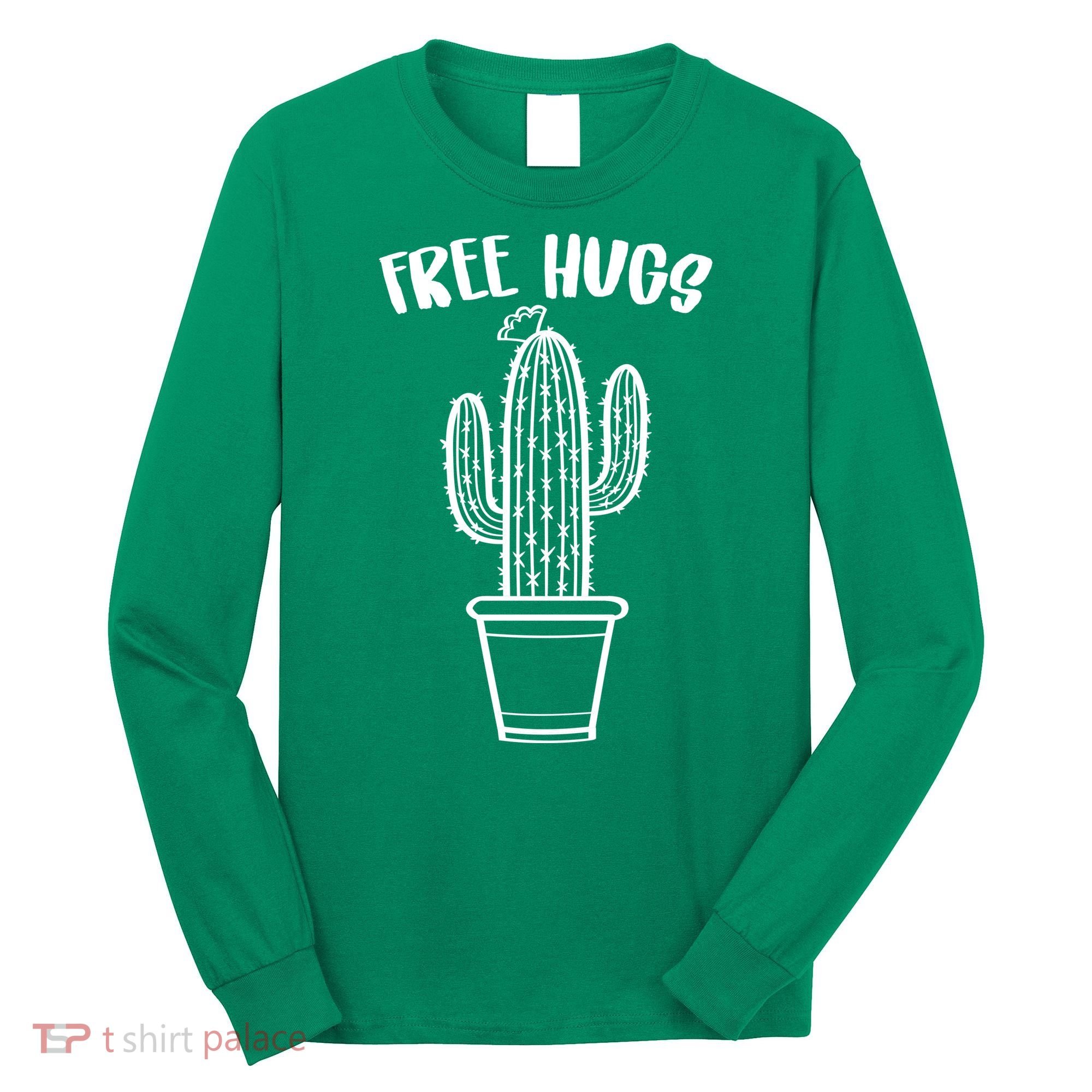 Free Hugs Cactus Long Sleeve Shirt
