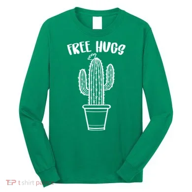 Free Hugs Cactus Long Sleeve Shirt