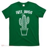 Free Hugs Cactus T-Shirt thumb 0