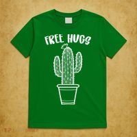 Free Hugs Cactus T-Shirt thumb 5