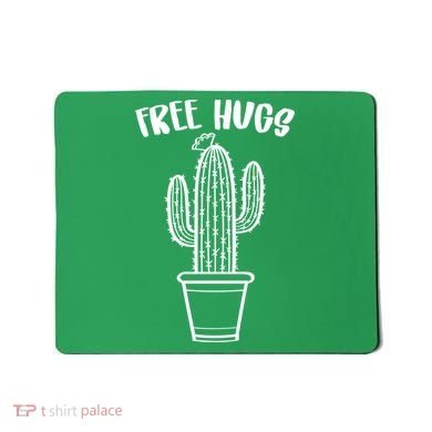 Free Hugs Cactus Mousepad