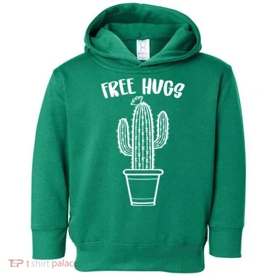 Free Hugs Cactus Toddler Hoodie