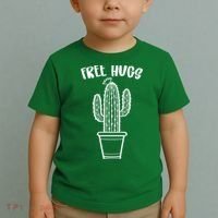Free Hugs Cactus Toddler T-Shirt thumb 2